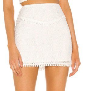 MAJORELLE eyelet skirt